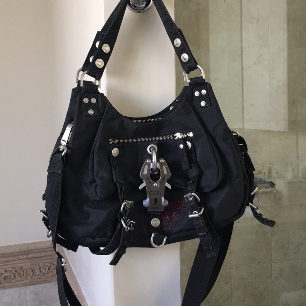 George Gina & Lucy Black Mos Cowgirl purse